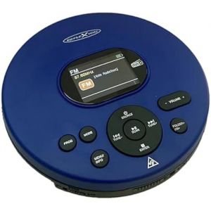 Lecteur CD portable - REFLEXION - PCD540DAB/BL - DAB/PLL-FM - Batterie lithium 1000 mAh - Bleu