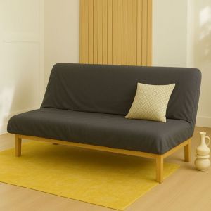 Drap housse pour matelas clic-clac gris fonc&eacute; 120x190 cm - Someo