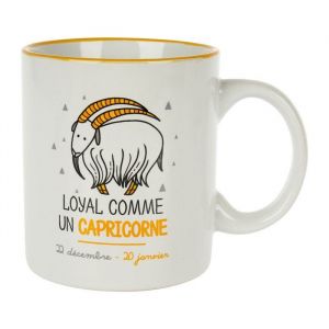 Mug en grès horoscope capricorne 40 cl