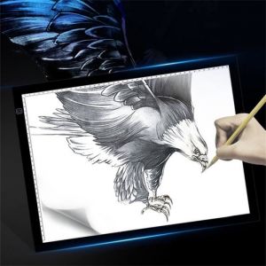 Tablette Lumineuse - A3 LED Pad Pour Dessiner - Table &agrave; Dessin Panneau d&eacute;clairage