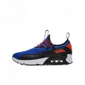 Basket Nike Air Max 90 EZ Junior - AH5211-400 - Bleu Noir Rouge Blanc - Enfant - Textile - Homme - Lacets