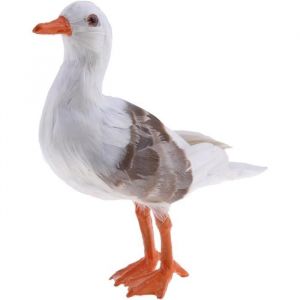Statue Mouette Simul&eacute; Figurines Animaux Maison Jardin Taxidermie D&eacute;cor