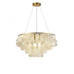 lustre en coquillage de chambre à coucher moderne et nordique