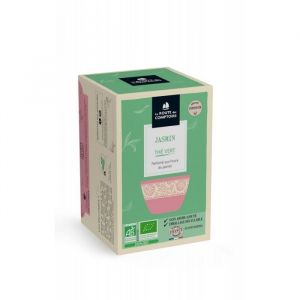 Th&eacute; Vert Jasmin Bio - La Route des Comptoirs - Boite de 20 sachets