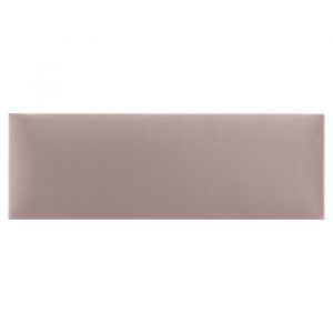 Coussin mural D&eacute;coration murale Lit Tour de tęte Panneau mural Panneau acoustique 3D moderne 90x30 cm Rose poudr&eacute;