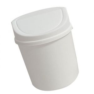 SALUTUYA Couvercle Pivotant Poubelle de Bureau Mini Corbeille de Rangement avec Couvercle