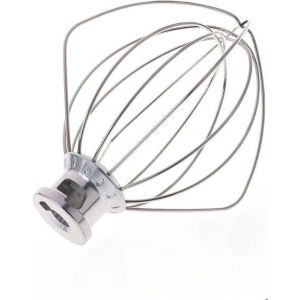 Fouet Mélangeur KitchenAid K45WW – Acier Inox (Compatible KSM90/KSM150 – Pour Œufs/Gâteaux – Taille 4.5QT)