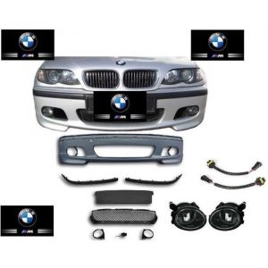 PARECHOC PARE CHOC PACK M M2 BMW SERIE 3 E46 + 2 ANTIBROUILLARD + 2 PRISE HB4