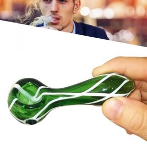Pipe À Tabac En Verre Coloré Faite À La Main Glass Pipe à narguilé Pipe à eau pour fumer bong bang 9-11 cm