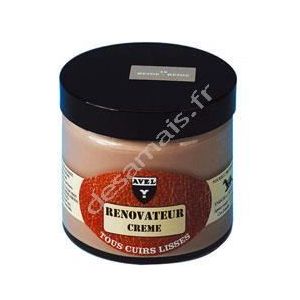 Rénovateur cuir crème pot 250ml rouge Avel