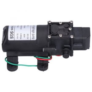 Tbest Pompe de pulv&eacute;risation dappoint Pompe &agrave; membrane &agrave; pression deau 12V 60W pompe de pulv&eacute;risateur &agrave; amor&ccedil;age automatique