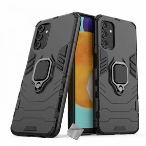 Coque rigide anti choc pour Samsung Galaxy A13 4G + verre trempe - NOIR