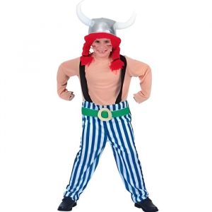 Déguisement Gaulois Obélix - PER - Garçon 7/9 ans - Personnage BD - Costume Enfant - Amusement