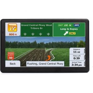 GPS Auto Navigateur GPS Carte &agrave; vie Cartographie Europe 8 Go 7 pouces &Eacute;cran Tactile pour Voiture Camion Navigation Multi-Languages