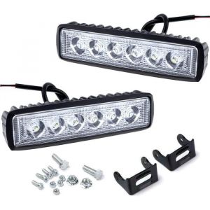 2 Piece Phare de Travail LED12v 24v Projecteur Spot Phare de Travail Longue Portee LED Phare pour Moto Voiture Camion A586