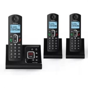 Alcatel Téléphone Fixe sans Fil avec Répondeur TrioF685Noir