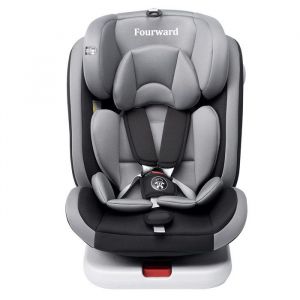 Siège Auto 360° Pivotant avec ISOFIX - FOURWARD - Groupe 0+1/2/3 (9-36 kg/0-12 ans) - Têtière réglable harnais 5 points