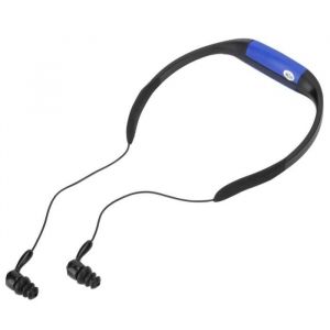 VINGVO Écouteur étanche Casque de Natation Étanche IPX8 Lecteur de Musique MP3 Radio FM pour Sports Nautiques