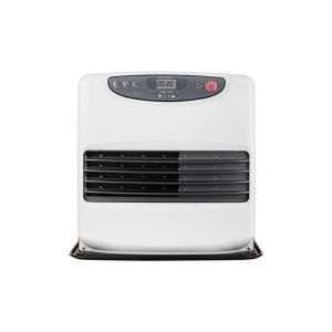 Po&ecirc;le &agrave; p&eacute;trole &eacute;lectronique - QLIMA - SRE 9046C2 - Jusqu&agrave; 54 m&sup2; - R&eacute;servoir 9L - Silencieux - Noir et Blanc