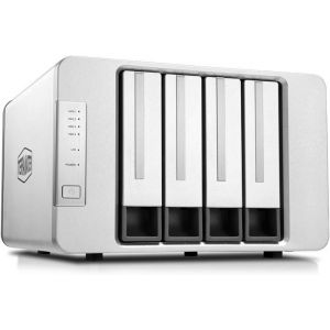 TERRAMASTER F4-423 NAS 4 Baies Hautes Performance pour SMB avec processeur QuadCore N5095 DDR4 4 Go 2 Ports 25 GbE (sans Disque)