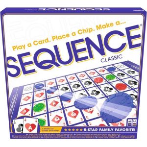 Sequence-Jeux De Soci&eacute;t&eacute; Famille Et Enfants D&egrave;s 7 Ans-Alignez 5 Pions Pour Faire Une S&eacute;quence-Jeu De Strat&eacute;gie Divertissant