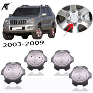 Lot de 4 cache-moyeux de roue pour TOYOTA Land Cruiser 40000 PRADO 4.0L 120 Series 2003-2009 140 mm 95 mm~1750