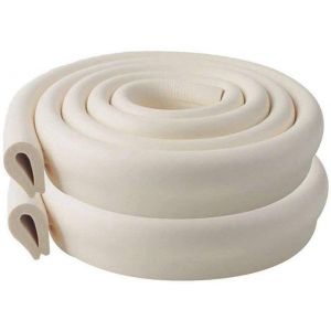 Protection dAngles et Rebords pour Bébés 2M * 2 Set Protection Mousse Sécurité Rouleau de Mousse Antichoc pour Bébé sur Coins de