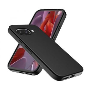 Coque pour Google Pixel 9a 5G - housse etui silicone gel fine + film ecran - NOIR