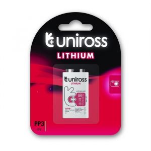 Pack de 1 Pile Lithium 9V-Block L522 24-LF IEC-FR03 9V