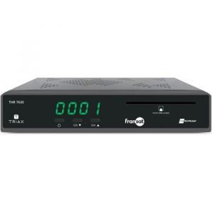 Terminal Décodeur Récepteur Numérique HD FRANSAT TRIAX THR 7630 - Carte FRANSAT Incluse Enregistreur Lecteur multimédia Fonction