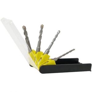 Foret - RISS - Coffret 4 forets béton SDS - Longueur 110 mm - Diamètres 5 à 10 mm - Plastique