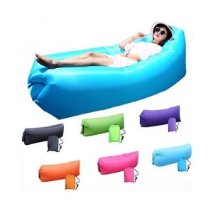 Gonflable Canapé Chaise Longue - Imperméable - Anti-fuites dair avec Paquet Portable Air Sofa Air Bag pour Voyager Randonnée