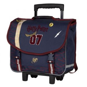 Cartable &agrave; Roulettes Harry Potter QUIDDITCH 38 CM - Haut de gamme