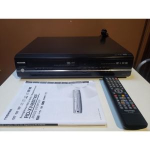 COMBINE MAGNETOSCOPE TOSHIBA RD-XV48DT HDD 160 Go GRAVEUR DVD ENREGISTREUR LECTEUR TRANSFERT K7 VHS CASSETTE VIDEO HIFI + TEL .