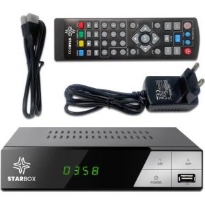 Décodeur TNT HD - STAR BOX - DVB-T2 - H.265 - Full HD 1080p - USB HDMI péritel