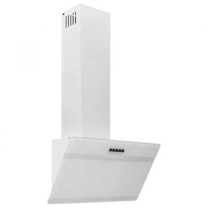 (55134)Hotte aspirante CHICHotte murale 60 cm Acier et verre trempé Blanc FR