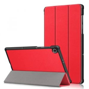 Housse Lenovo M10 FHD Plus TB-X606F (10.3 Pouces) - L&eacute;ger PU Cuir Antichoc Etui Tablette Coque Lenovo M10 FHD Plus - Rouge