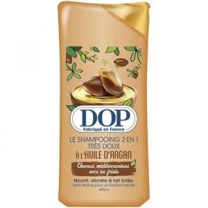 LOT DE 10 - DOP : Tr&egrave;s Doux - Shampooing 2 en 1 Huile dargan 400ml