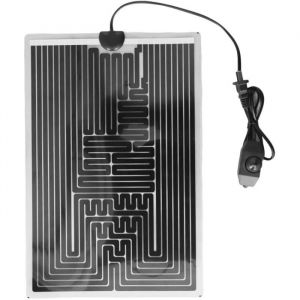 Coussin Chauffant pour Reptiles 220V 20W Sous le Tapis Chauffant du R&eacute;Servoir avec Contr&ocirc;le de la Temp&eacute;Rature