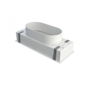 Plénum de soufflage Baillindustrie - PLSABS400X200 - Grille de soufflage ABS 400x200mm