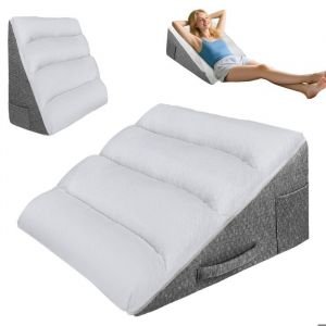 Coussin cale 2 en 1 r&eacute;glable en mousse &agrave; m&eacute;moire de forme pour lit et canap&eacute;coussin de lecturecoussin th&eacute;rapeutique pour le