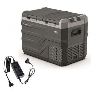 EZA Glacière à compression Blizz-E Dual 31 litres Camping-car +  EZA Adaptateur 12/220 Volts