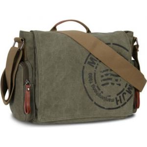 Vente chaude 2016 ! Sacs de Veevan hommes vintage messenger toile sac à bandoulière hommes daffaires sac dimpression de sac de voy