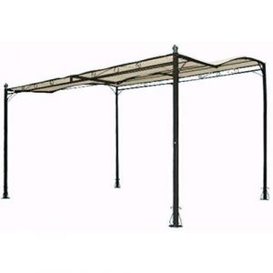 Tonnelle de Jardin en Acier - GDLC - 300 x 250 cm - Gris - Rectangulaire