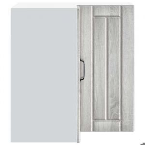 Moderne Placard dangle mural cuisine Lucca SWEETY Meuble bas de cuisine sonoma gris 57x57x60 cm BB987