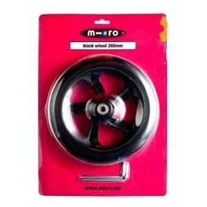 Piece detachee Trottinette Roue 200mm Noire