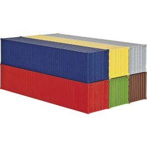 Container 40 (pouces) H0 Kibri 10922 6 pc(s)