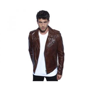 Blouson homme Daytona Golberg cuir ref 46926 darck cognac