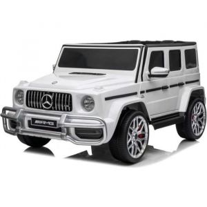 Mercedes G63 AMG Blanc 24V 2 Places - Voiture Électrique Enfant - Véhicule Jouet Garçon Fille