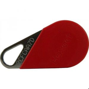 Cle de proximite inox/rouge - THEXACLE/R